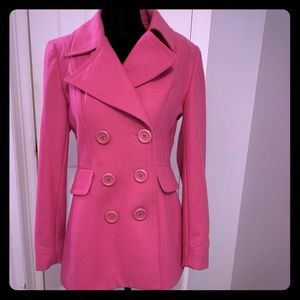 New York and Company Pink Pea Coat